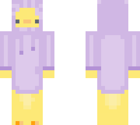 duck in purple hoodie (not mine i just made it purple)