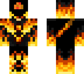 fire ninja edited with a sword