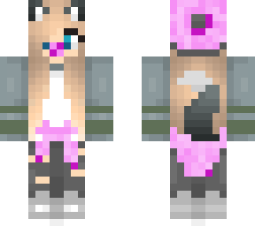 pink baby wolf
