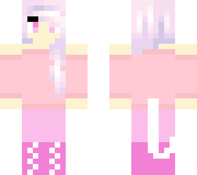 pink cat girl (no ears)
