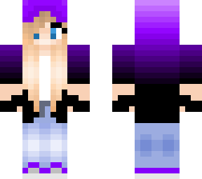 purple hooded girl