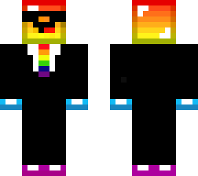 rainbow derp suit