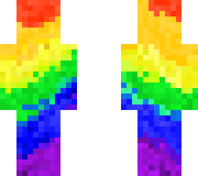 rainbow skin