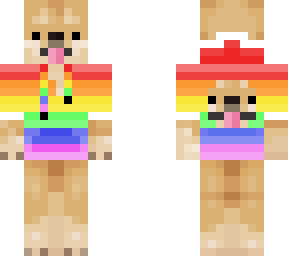 slim arm rainbow doge remake