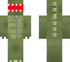 the real looking fake crocodile )