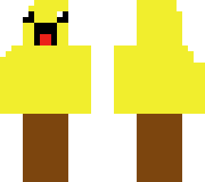 bitten yellow popsicle man