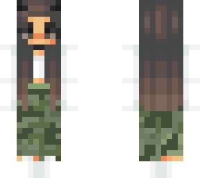 camo pants white long sleeves