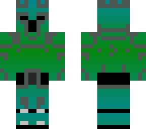 green and light blue shade warrior king