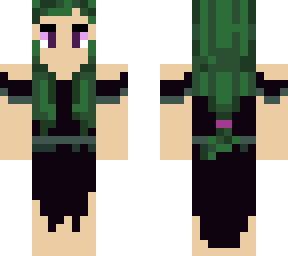green haired gothic