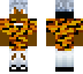 orange camo shirt