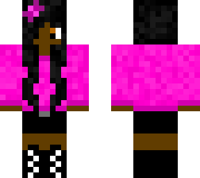 pink black girl