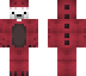 polar bear in dinosaur costume