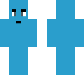 simple blue skin