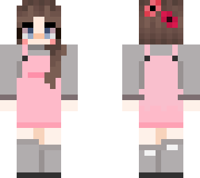 aesthetic cute pink and grey outfit