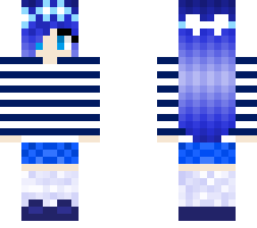 blue girl