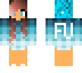 blue wolf girl