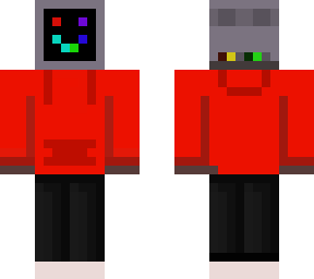 computer wearing hoodie