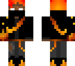 flaming herobrine