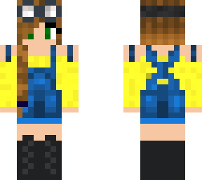 girly minion blue