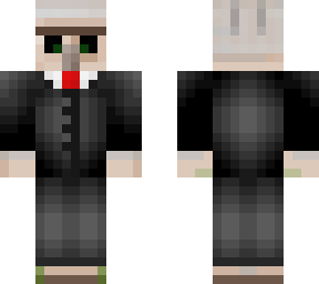 iron golem in a suit
