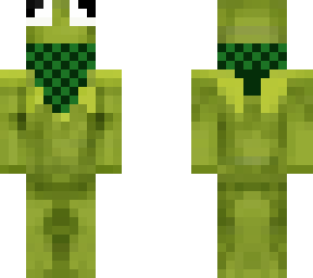 kermit with a scarf
