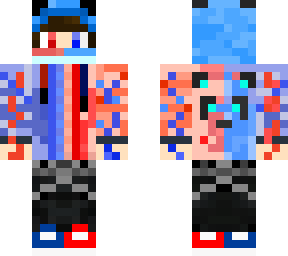 panda blu/red