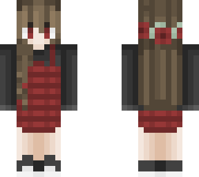 red dress