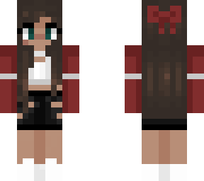 athletic girl + bow