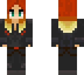 black widow endgame skin hair down