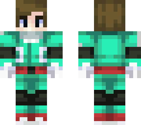 guy in deku costum
