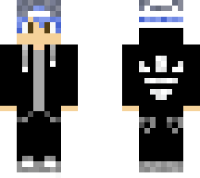 guy with blue hair