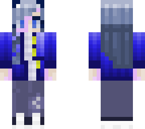 pastel panda girl with blue fade hood2