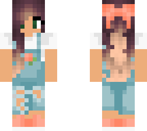 peachy overalls