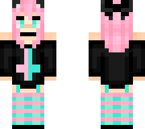 pink and green goth