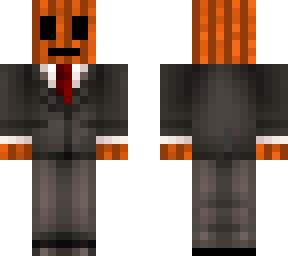 pumpkin with suit