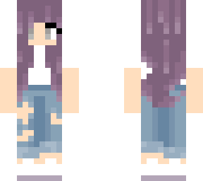 purple hair girl