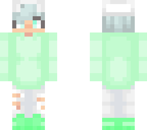 tomboy green cute girl