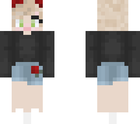bandana pixie cut blonde girl