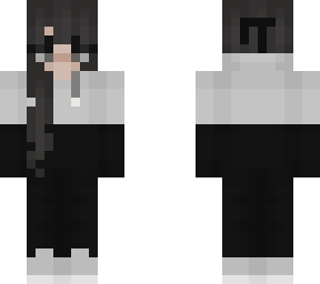 black and white