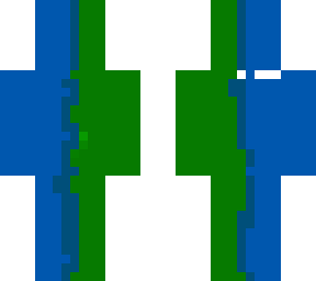 blue and green mix