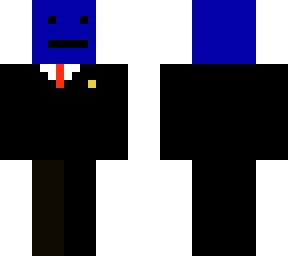 blue with tuxedo
