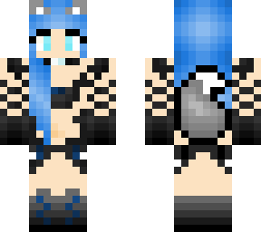 blue wolf girl