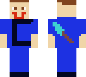 boy with diamond sword