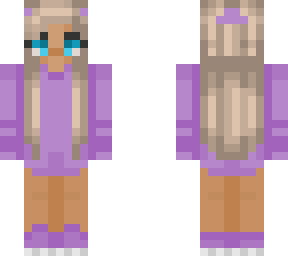 cute purple blonde