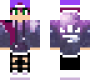edit of justarandombois galaxy purple hair cool very cool boi yeet lol