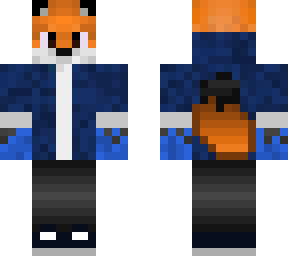 fox skin with hoodie plus shoes