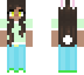 green bunny child