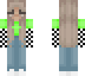 kaneeey toxic green crop top with jeans