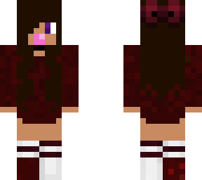 mixed girl with brown hair