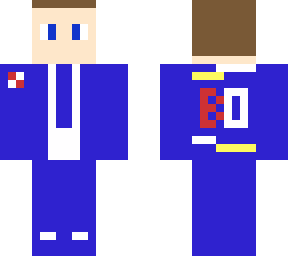 traje de boda azul